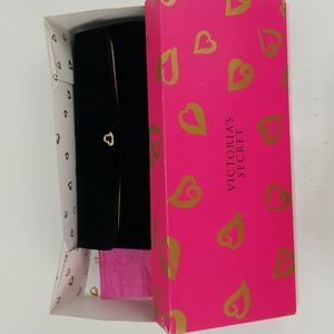 Victoria's Secret Black Velvet Clutch